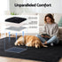 Floor Rug 160x230cm Plush Area Shaggy Rug Living Room Bedroom Carpet Black