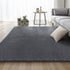 Floor Rug 160x230cm Plush Area Shaggy Rug Living Room Bedroom Carpet Grey