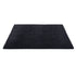 Floor Rug 200x230cm Plush Area Shaggy Rug Living Room Bedroom Carpet Black