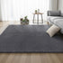 Floor Rug 200x230cm Plush Area Shaggy Rug Living Room Bedroom Carpet Grey