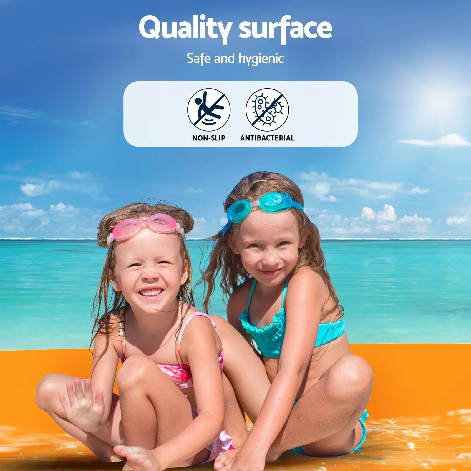 Floating Water Mat 270x183cm Foam Lake Pad 6 Person 360kg