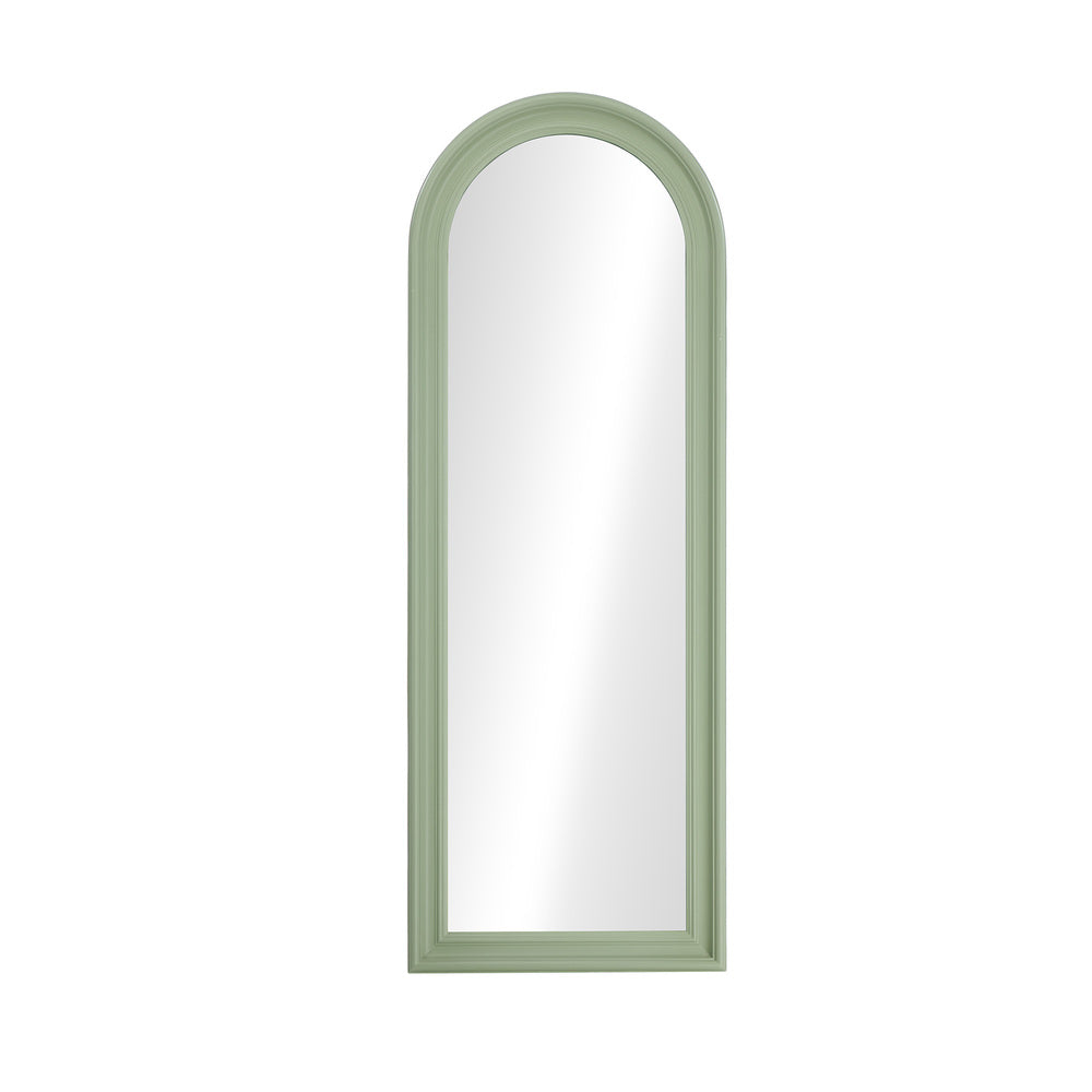 Full Length Mirror Elegance Arch 165x60cm Green Wood