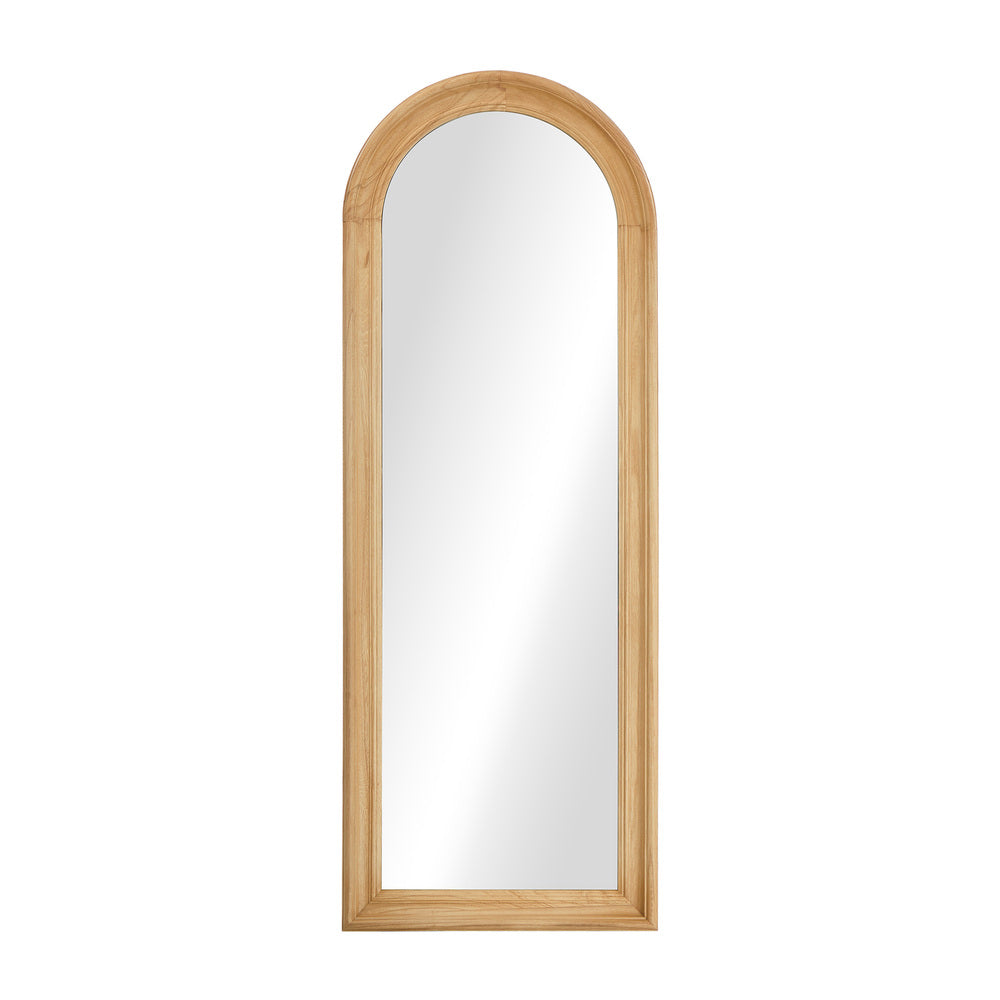 Full Length Mirror Elegance Arch 165x60cm Natural Wood