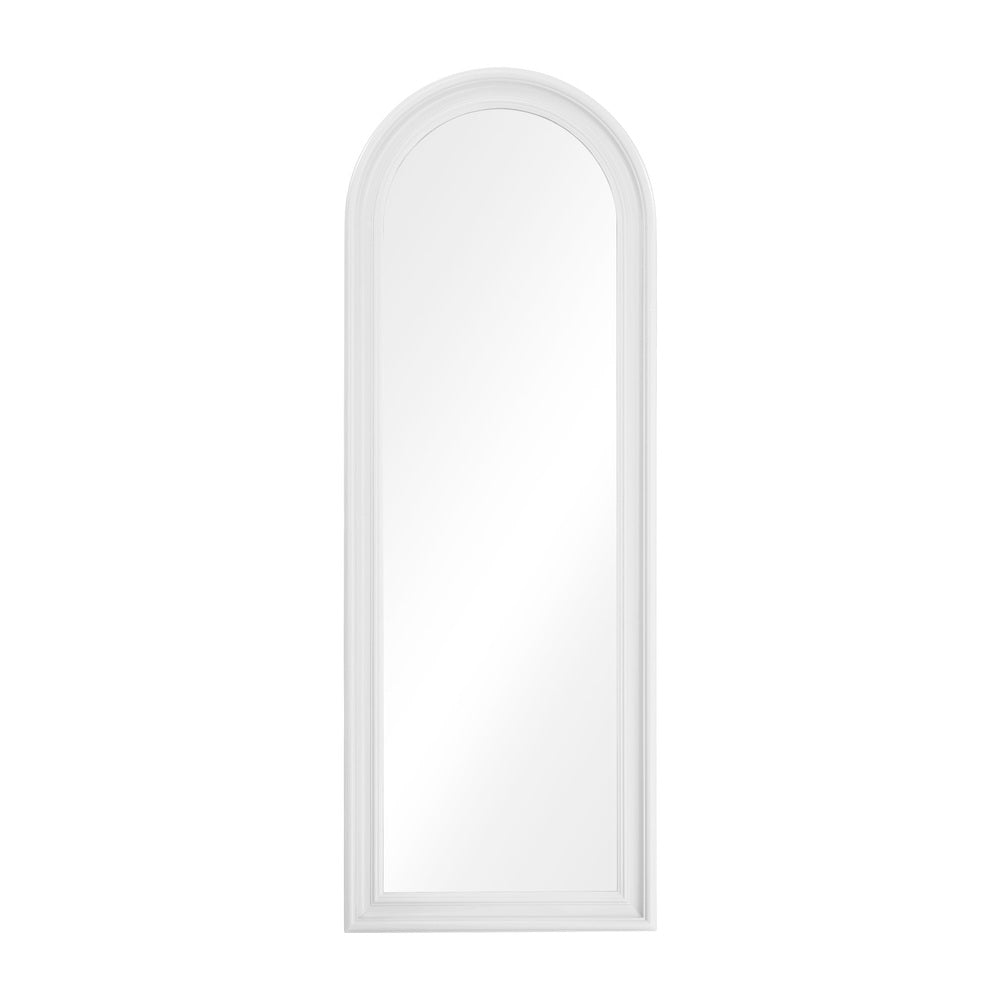 Full Length Mirror Elegance Arch 165x60cm White Wood