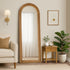 Full Length Mirror Elegance Arch 165x60cm Brown Wood