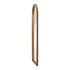 Full Length Mirror Elegance Arch 165x60cm Brown Wood