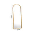 Oikiture Full Length Mirror Arched Wooden 166x60cm