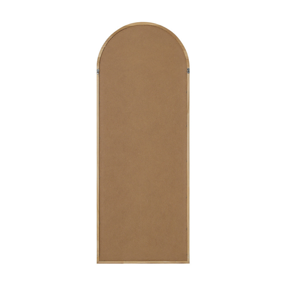 Wooden Full Length Mirror 180x70cm Arched Floor Mirrors