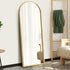 Wooden Full Length Mirror 180x70cm Arched Floor Mirrors