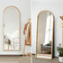 Wooden Full Length Mirror 180x70cm Arched Floor Mirrors