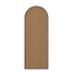 Wooden Full Length Mirror 180x70cm Arched Floor Mirrors Brown
