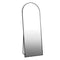 Oikiture Full Length Mirror Arched 166x60cm Free Standing Black