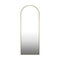 Oikiture Full Length Mirror Arched Free Standing Gold 166x60cm