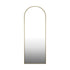 Oikiture Full Length Mirror Arched Free Standing Gold 166x60cm