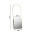 Oikiture Full Length Mirror Arched Free Standing Gold 166x60cm