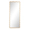 Oikiture Wooden Full Length Mirror 165x60cm Wavy Floor Mirrors