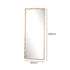 Oikiture Wooden Full Length Mirror 165x60cm Wavy Floor Mirrors