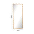 Oikiture Wooden Full Length Mirror 165x60cm Wavy Floor Mirrors