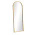 Oikiture Wooden Full Length Mirror 180x70cm Wavy Floor Mirrors