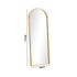 Oikiture Wooden Full Length Mirror 180x70cm Wavy Floor Mirrors
