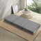 Foldable Single Foam Mattress 10cm Trifold Cushion Bed Portable Grey Mat