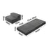 Foldable Foam Mattress Floor Bed Grey Single