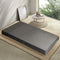 Double Folding Mattress Trifold Foam Sleeping Mat with Pillow Grey