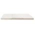 Folding Foam Mattress Sherpa Fleece Portable 3-fold Double