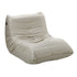 Floor Sofa Lazy Couch Beige Polyester
