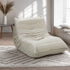 Floor Sofa Lazy Couch Beige Polyester