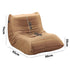 Floor Sofa Lazy Couch Brown Polyester