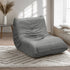 Floor Sofa Lazy Couch Grey Polyester