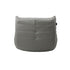 2X Floor Sofa Lounge Caterpillar Couch Single Pouffe Grey