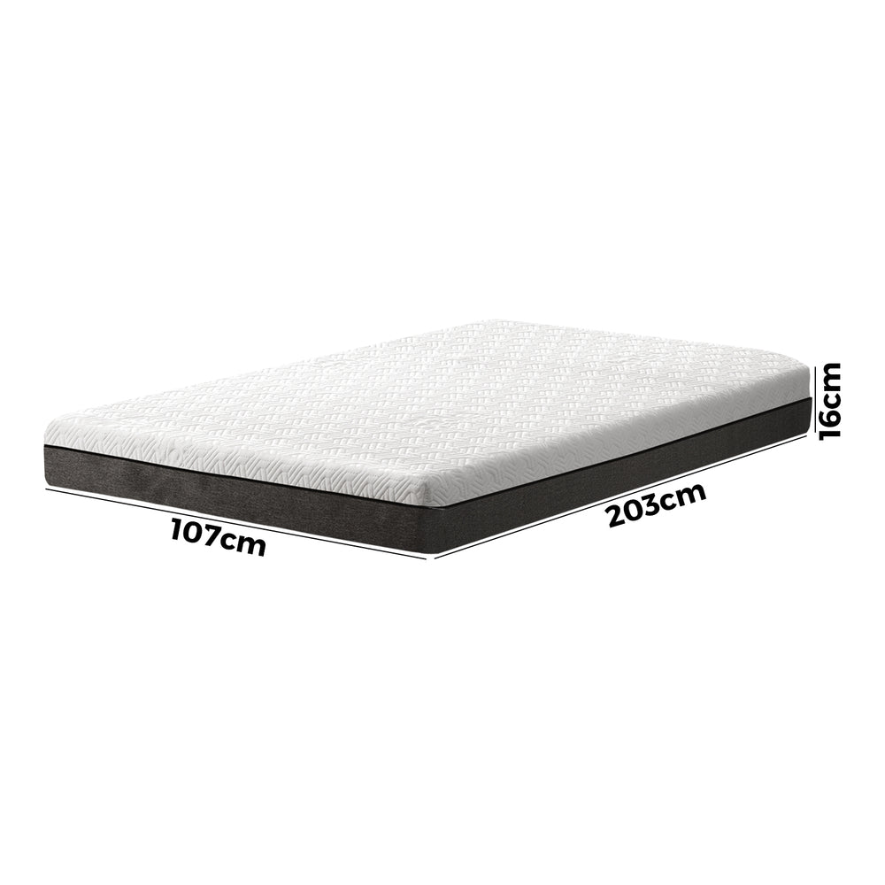 King Single Mattress Cool Gel Memory Foam No Spring 16cm
