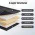 10cm Japanese Floor Mattress Foldable Futon Mattress Washable Cover Straps