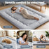 10cm Japanese Floor Mattress Foldable Futon Mattress Washable Cover Straps