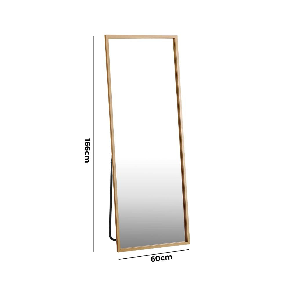 Wooden Full Length Mirror Rectangle Free Standing