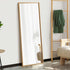 Wooden Full Length Mirror Rectangle Free Standing