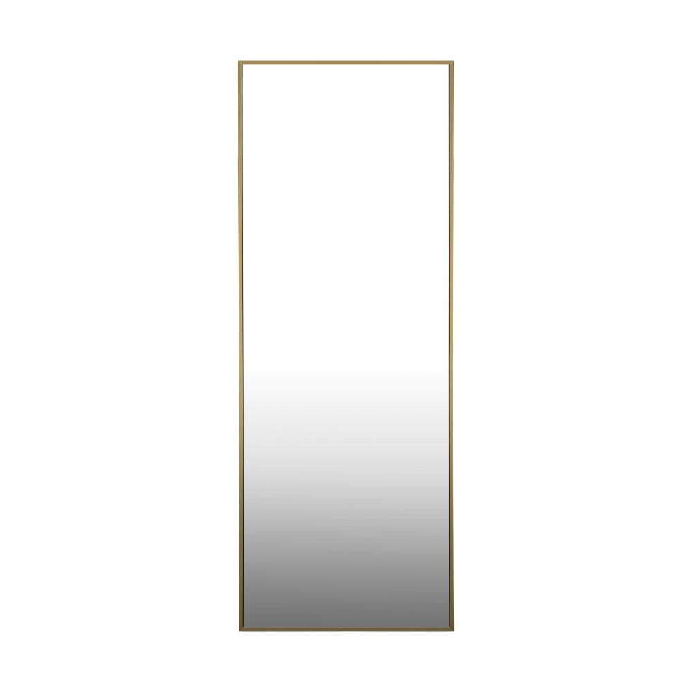 Full Length Mirror Rectangle Free Standing Gold