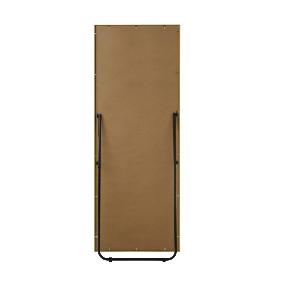 Full Length Mirror Rectangle Free Standing Gold