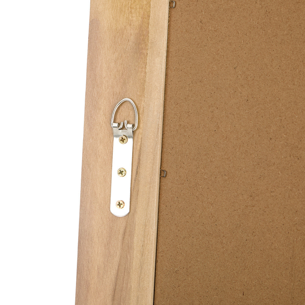Full Length Floor Makeup Mirror 165x60cm Natural Wood Bedroom