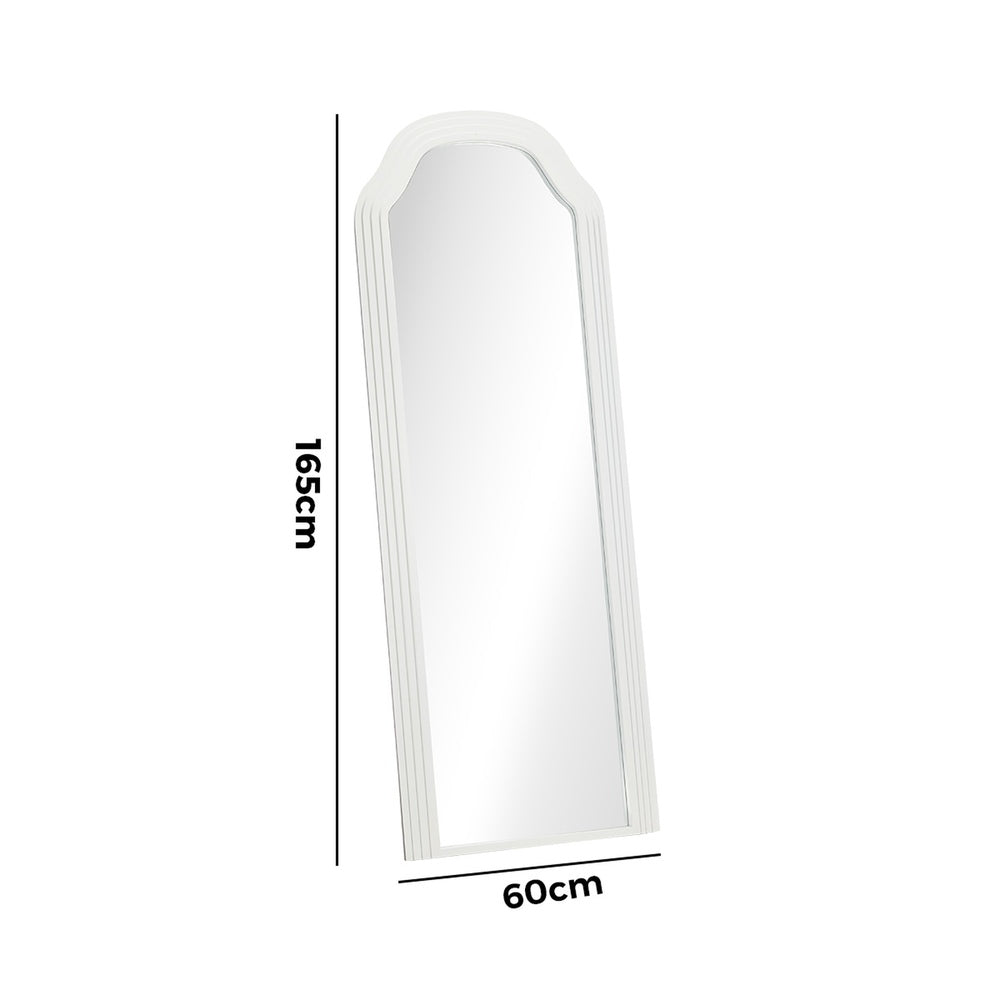 Full Length Floor Makeup Mirrors 165x60cm White Wood Bedroom