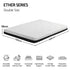 Giselle 18cm Double Memory Foam Mattress Dual Feel Reversible Charcoal Foam