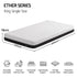 Giselle 18cm King Single Memory Foam Mattress Dual Feel Reversible Charcoal Foam