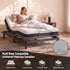 Giselle 18cm King Single Memory Foam Mattress Dual Feel Reversible Charcoal Foam