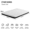 Giselle 18cm Queen Memory Foam Mattress Dual Feel Reversible Charcoal Foam