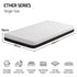 Giselle 18cm Single Memory Foam Mattress Dual Feel Reversible Charcoal Foam