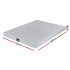 Cool Gel Memory Foam Mattress Charcoal 7-Zone Washable Bamboo Cover 15cm Double