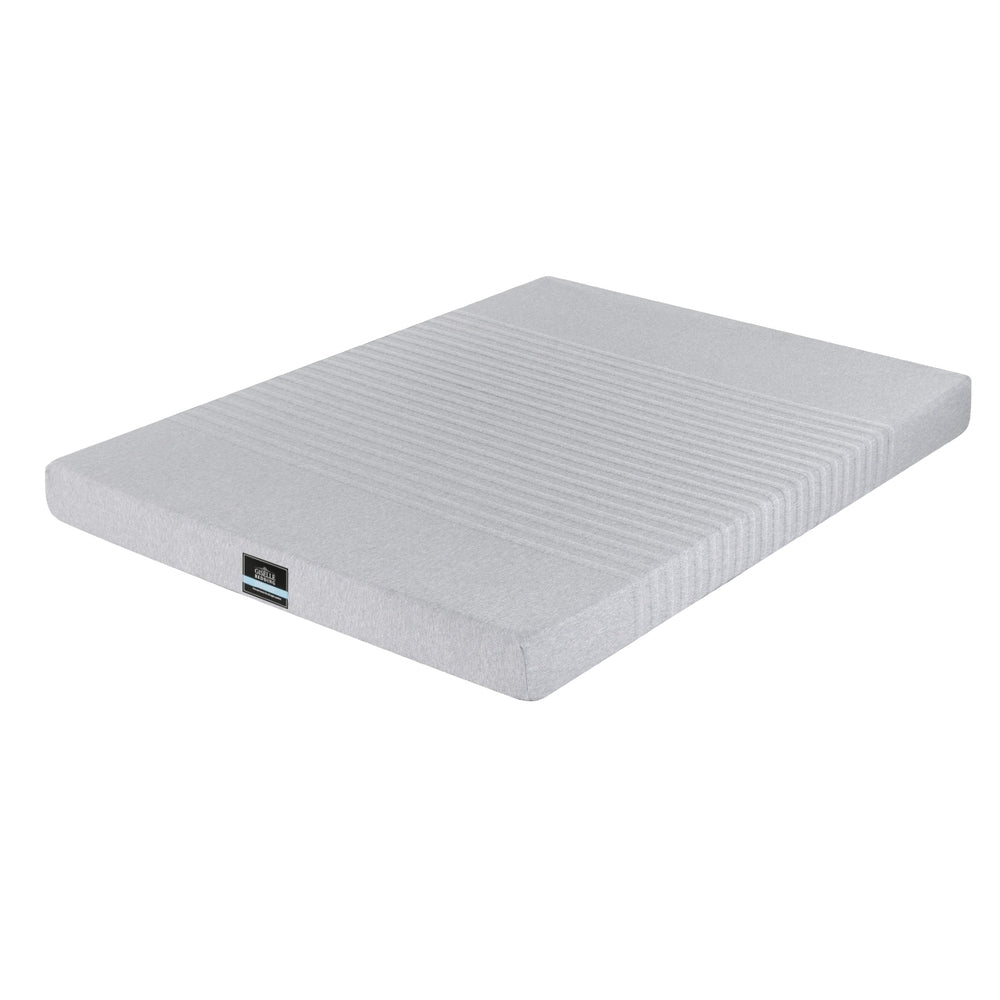 Cool Gel Memory Foam Mattress Charcoal 7-Zone Bamboo Cover 15cm Queen Size