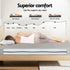 Cool Gel Memory Foam Mattress Charcoal 7-Zone Washable Bamboo Cover 15cm Single